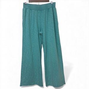 Revolve Hello Nite Wide Leg Lounge Pant In Sea Green Size Medium